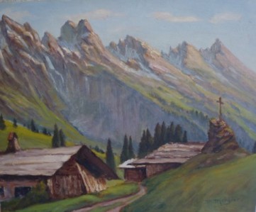 Vente en ligne : La Clusaz, chalets aux Confins et les Aravis 1956