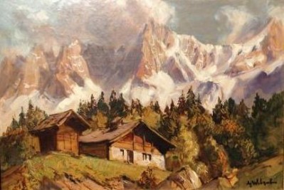 Vente en ligne : WIBAULT Marcel - Charousse et les Aiguilles de CHAMONIX Vente en ligne : Charousse et les Aiguilles de CHAMONIX