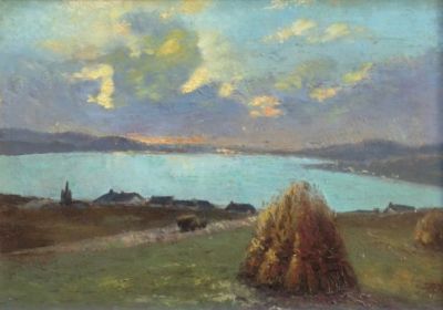 Vente en ligne : Coucher de Soleil sur le Lac d
