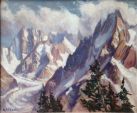  De Flégère, La Mer de Glace les Grandes Jorasses..