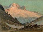  Le Col des Montets, soir sur la Verte