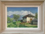  UNE FERME à SALLANCHES ET LE MONT BLANC